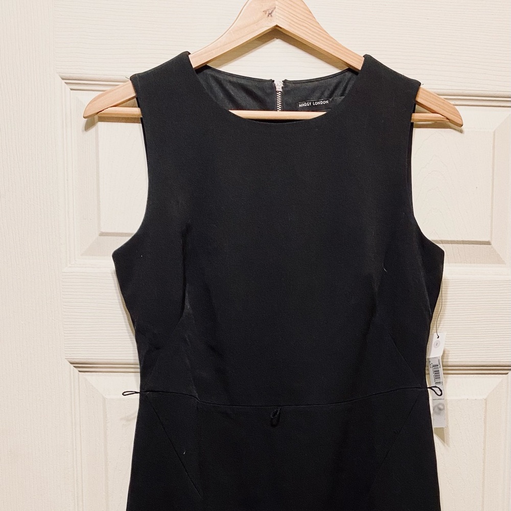 NWT Maggy London Black Casual Sheath Dress